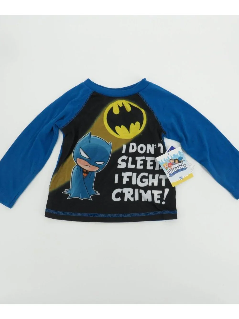 Dc Super Friends Batman Pajama Set 2T NEW